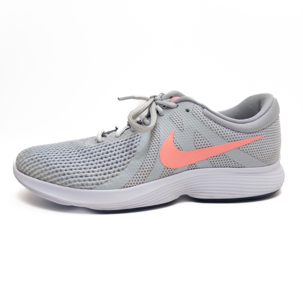 Nike Revolution 4 Running Shoes Gray Pink Women's Size 9.5